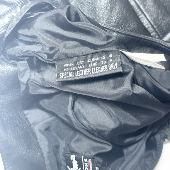 Black Leather Mini Skirt Maxima Wilsons Womens 4 Whimsigoth Grunge Y2K Punk 90s - Picture 6 of 8